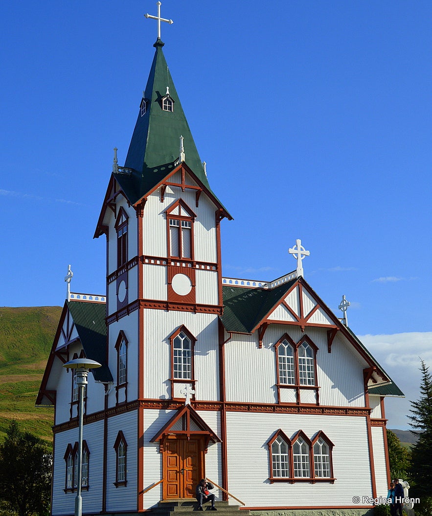 Húsavíkurkirkja church at Húsavík N-Iceland