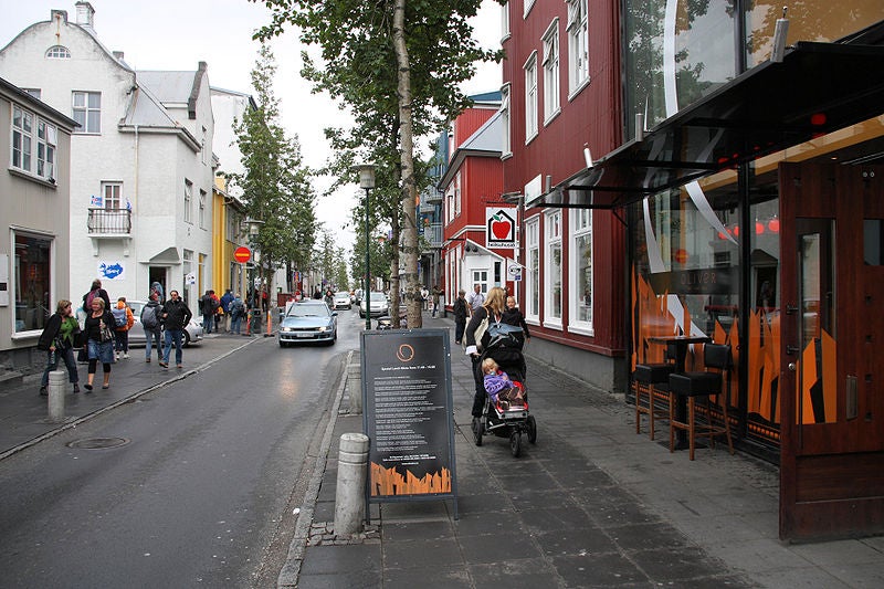 Laugavegur is the main shopping street in Reykjavik. Laugavegur is the main shopping street in Reykjavik.