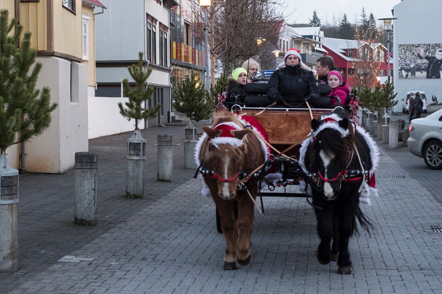 Weihnachtsdorf in Hafnarfjordur