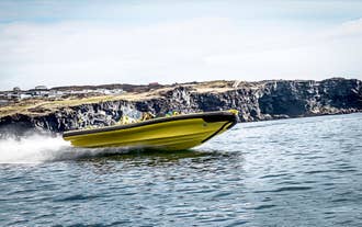 Tour di 2 ore in barca RIB delle isole Westman, con partenza dal porto di Heimaey