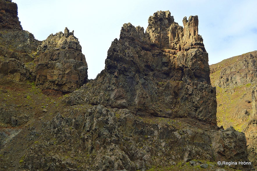 Kotagil Gorge in North-Iceland