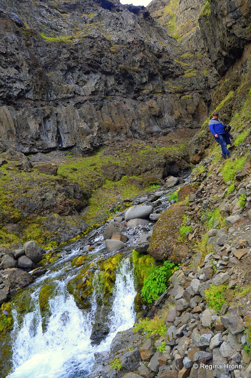 Kotagil Gorge in North-Iceland