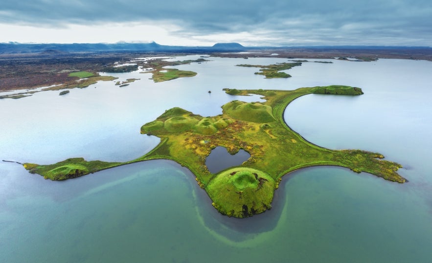 Mývatn form above looks like another planet.