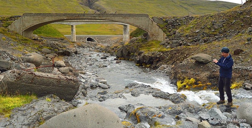 Kotagil Gorge and the bridges in North-Iceland