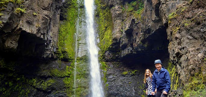 An interesting Hike into the craggy Kotagil Gorge in North Iceland