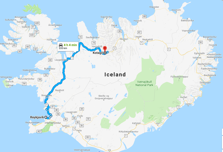 An interesting Hike into the craggy Kotagil Gorge in North Iceland