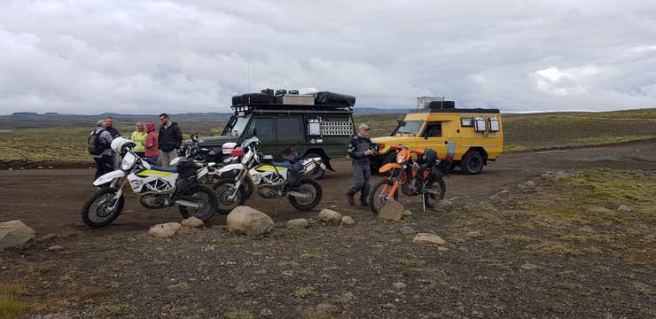 Extreme 6 Day Motorcycle Adventure Tour in the Icelandic Highlands with Waterfalls & Glaciers
