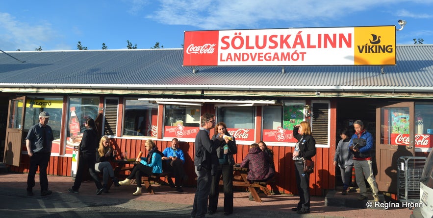 Söluskálinn Landvegamót in South-Iceland