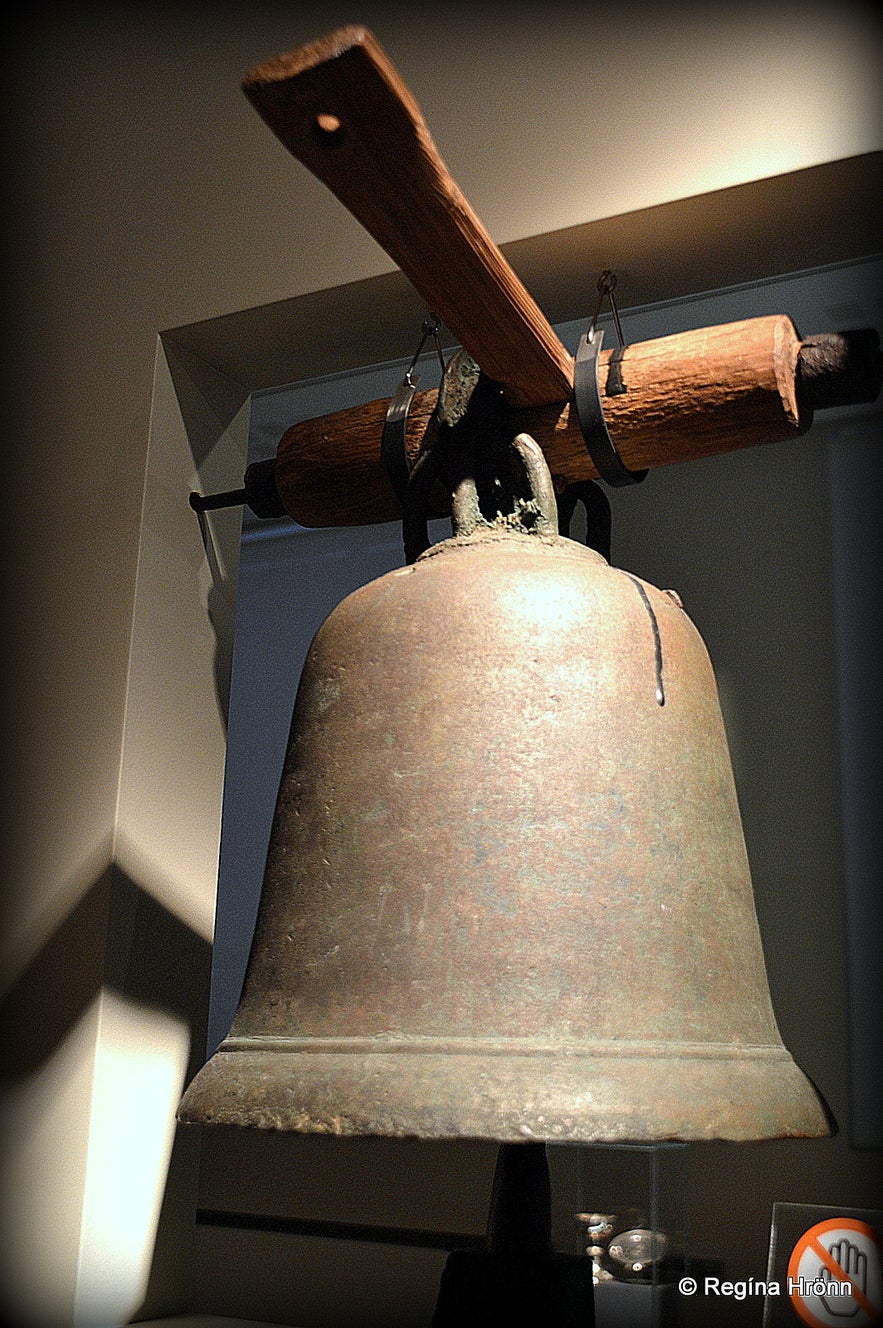 The old church bell from Hálskirkja at Þjóðminjasafnið