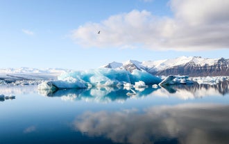 Jokulsarlon glacier lagoon looks stunning in summer and no matter the season.