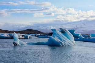 Jokulsarlon is filled with stunning icebergs.