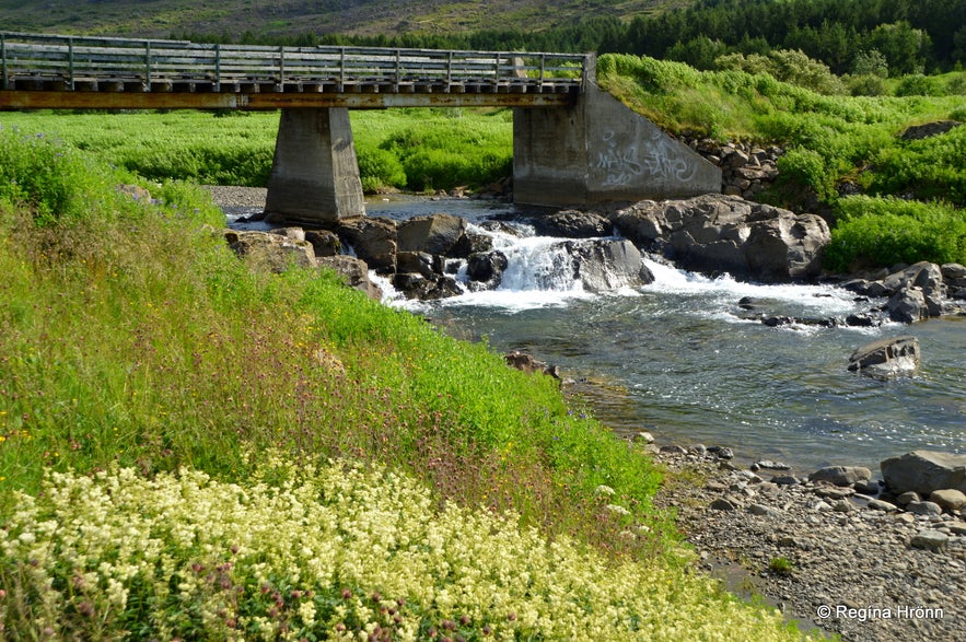 The majestic Waterfall Hvítserkur in Fitjaá River in West-Iceland