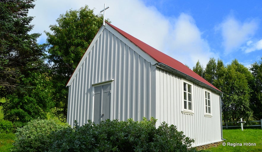 Fitjakirkja church in West Iceland