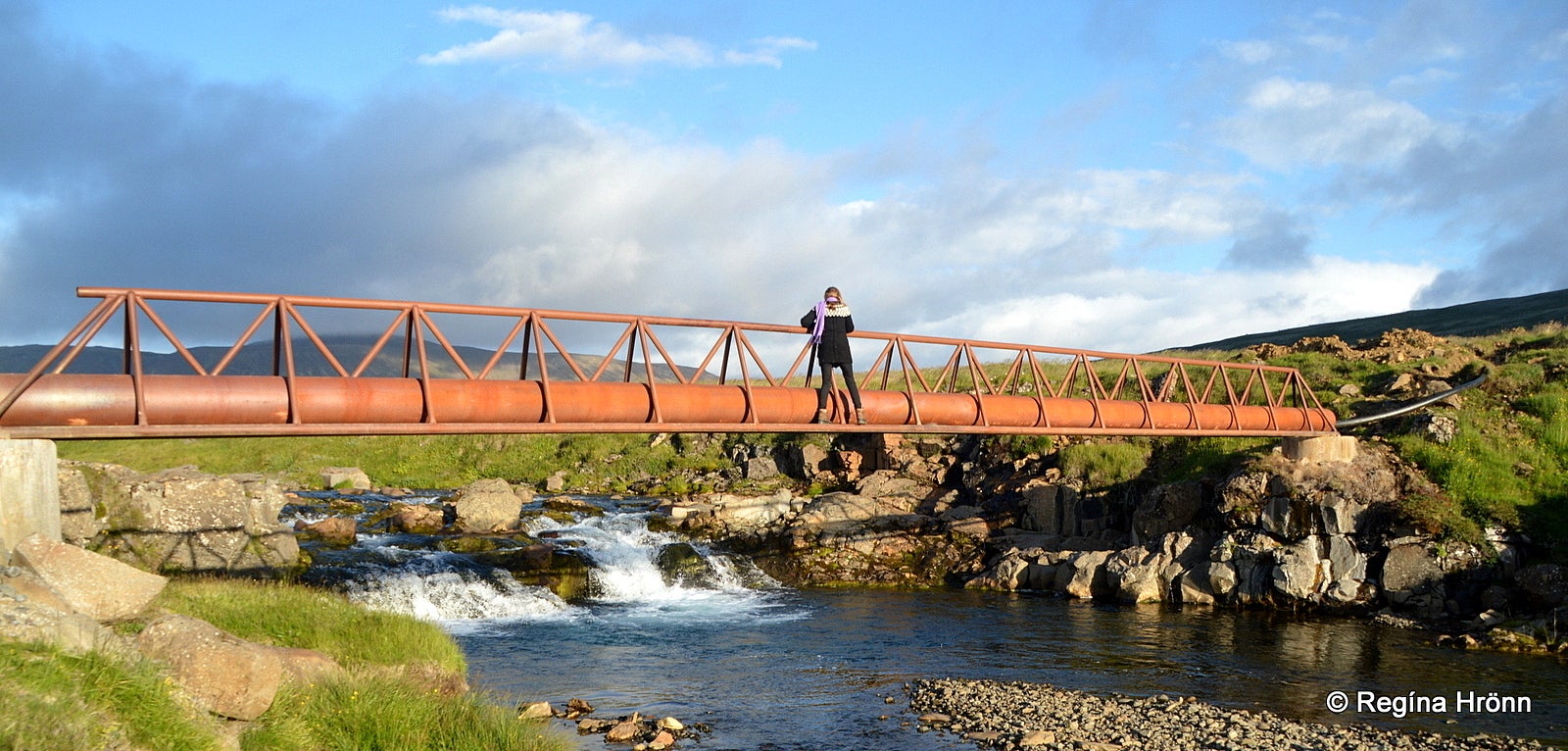 Lundarreykjadalur Valley in West-Iceland - the Natural Hot Pools Krosslaug and Englandshver