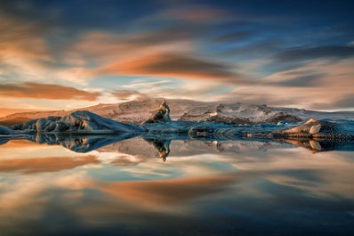 2-dagars guidad tur i liten grupp på Sydkusten på Island till Jökulsárlón glaciärlagun - day 2