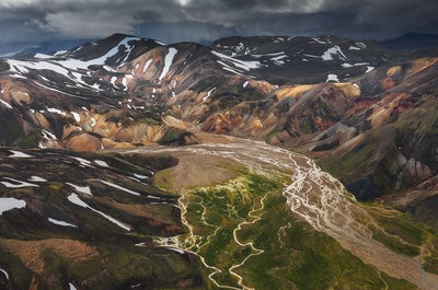 I Veidivotn sono una serie di laghi che si trovano all'interno delle Highlands islandesi