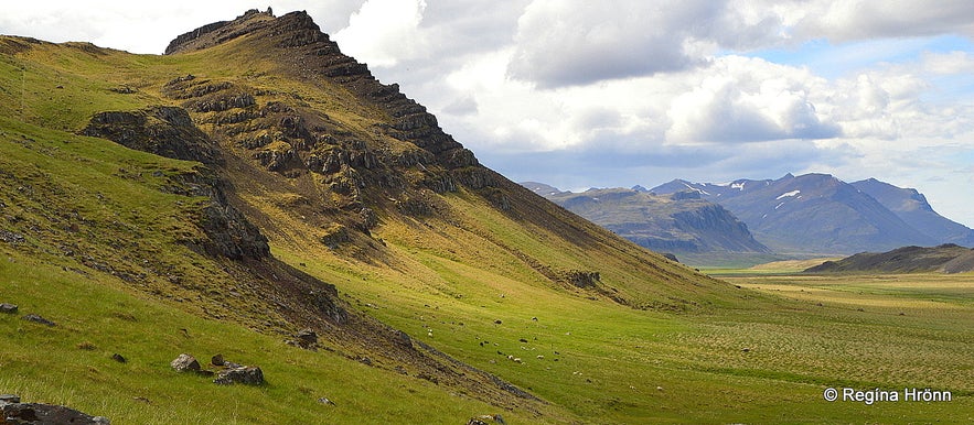 Mt. Hestfjall in Borgarfjörður West-Iceland