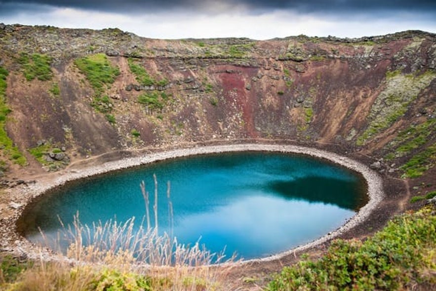 冰島黃金圈Kerid火山口