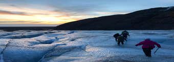 Glacier hiking at Skaftafell in November