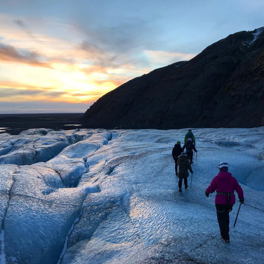 glacier hike skaftafell