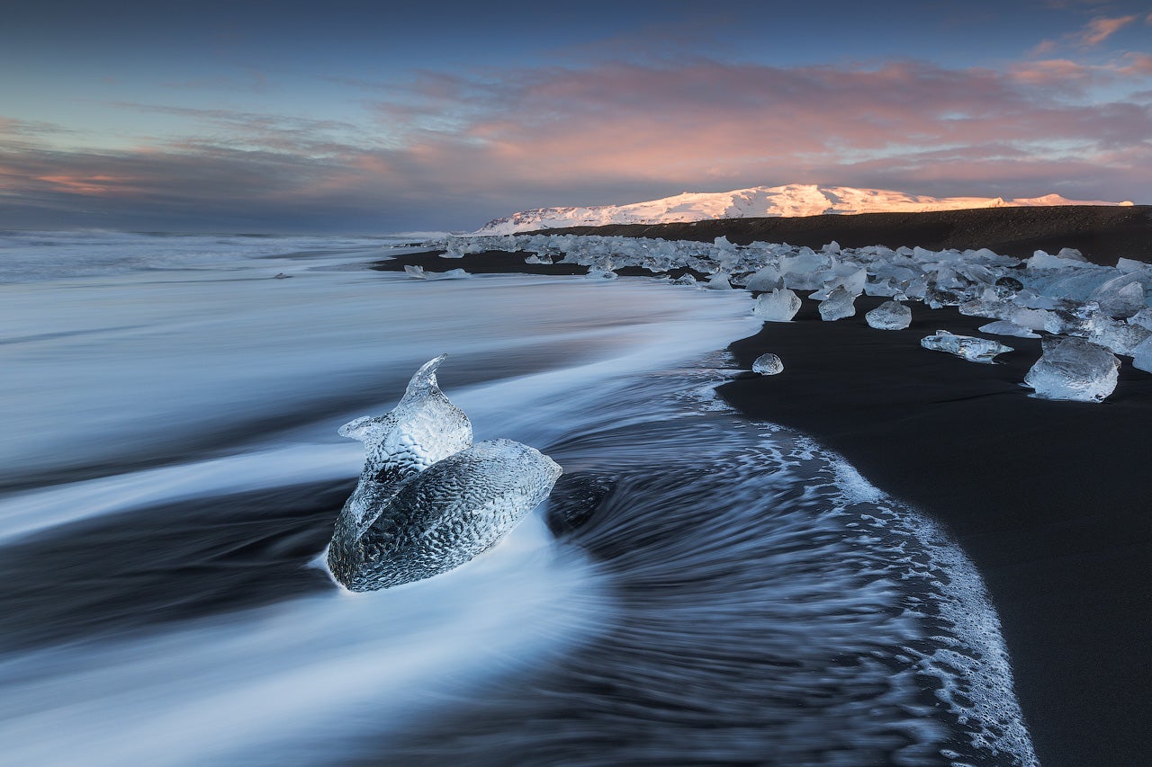 The Diamond beach is one of the stops on this photography tour.