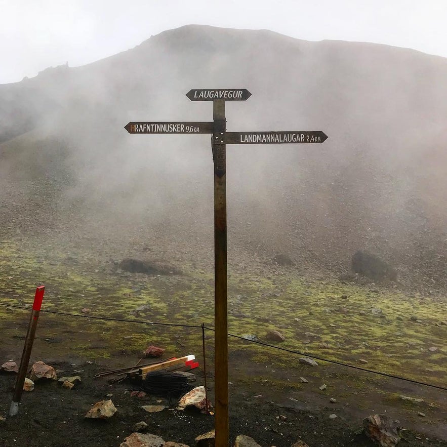 Landmannalaugar pole