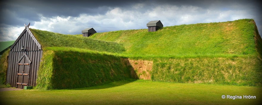 Ingólfsskáli longhouse in South-Iceland