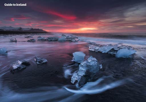南岸三日游 (圣诞节、元旦前后，中文导游)｜黄金圈、黑沙滩、杰古沙龙冰河湖、蓝冰洞、极光