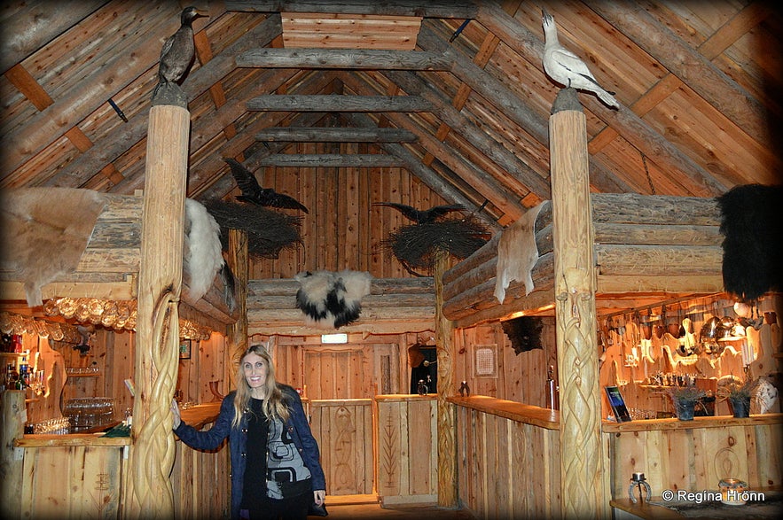 Regína at Ingólfsskáli Longhouse - a Viking restaurant