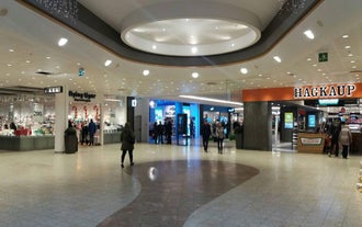 One of the plazas of Smáralind shopping mall, Iceland.