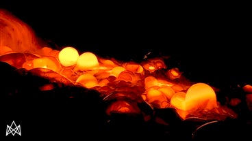 La lave est visuellement magnifique