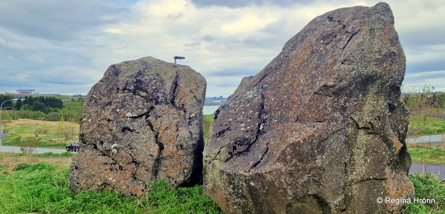 Grásteinn Rock in Reykjavík - is this Rock the Home of the Icelandic Elves?