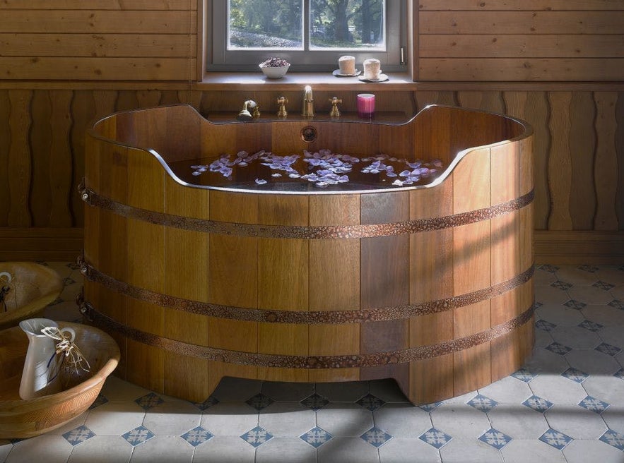 Baño de cerveza en el norte de Islandia