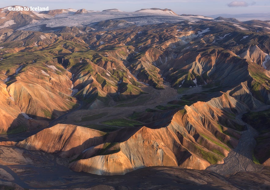 冰島中央高地彩色火山