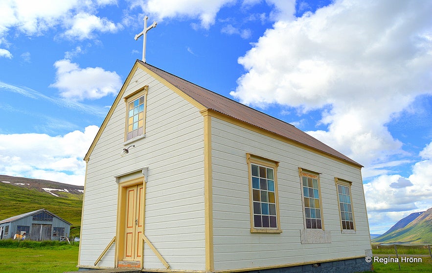 The old Ljósavatnskirkja church