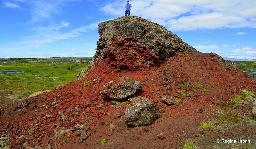 Rauðhólar pseudocraters SW-Iceland