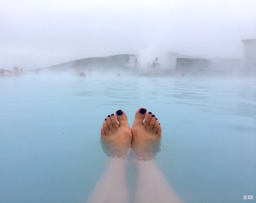 Trempette dans les bains naturels de Myvatn