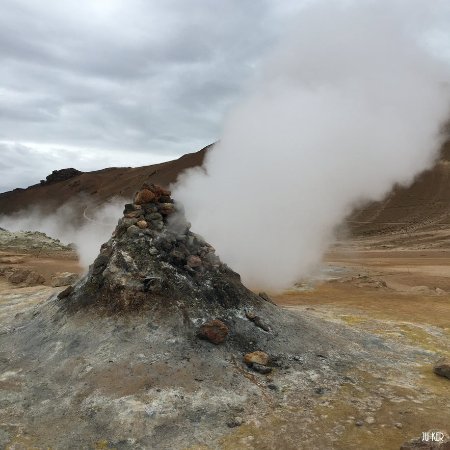 Vers Myvatn dans le nord de l'Islande