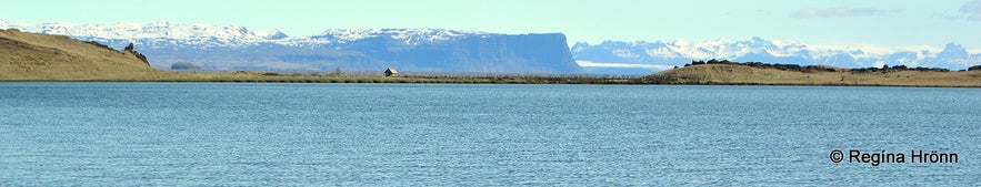 Elf Church and elf city by Hotel Laki in South-Iceland