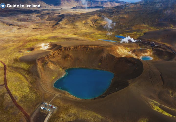 冰島北部克拉夫拉火山