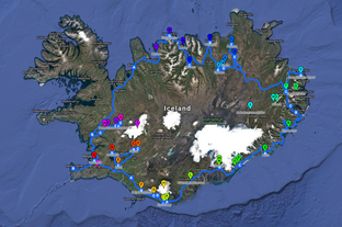 Tillbringa 10 lyxiga dagar med att köra runt på Islands ringväg.