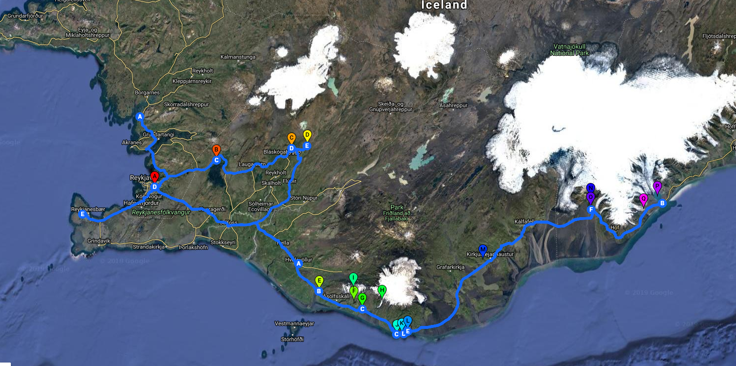 Rijd tijdens deze driedaagse zomerse autorondreis over de populairste toeristische routes van IJsland.