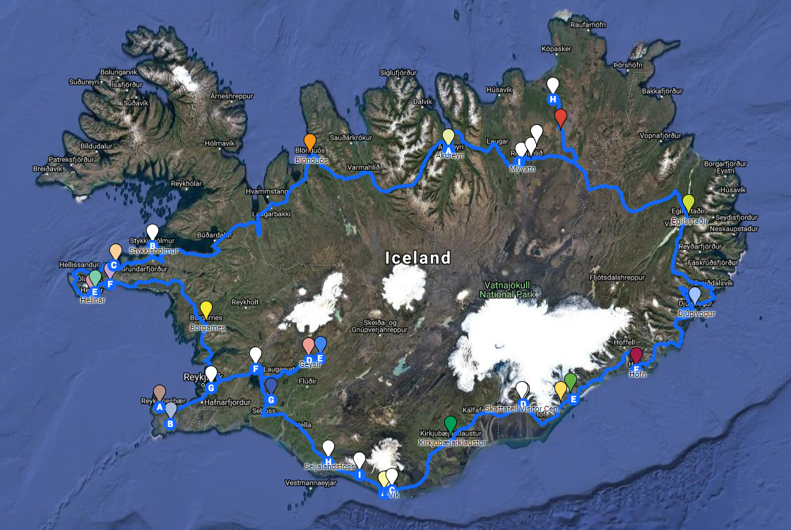 Kjør Island rundt på ringveien, og utforsk den fantastiske Snæfellsnes-halvøya.