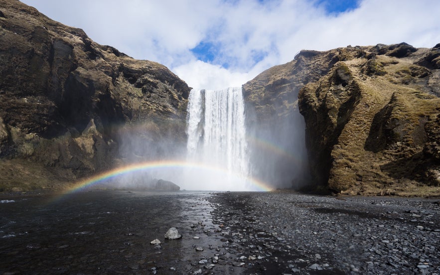 冰島南部Skogafoss