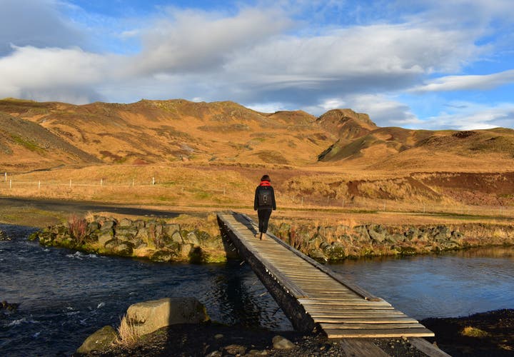 Reykjadalur - Wanderung zur heißen Quelle