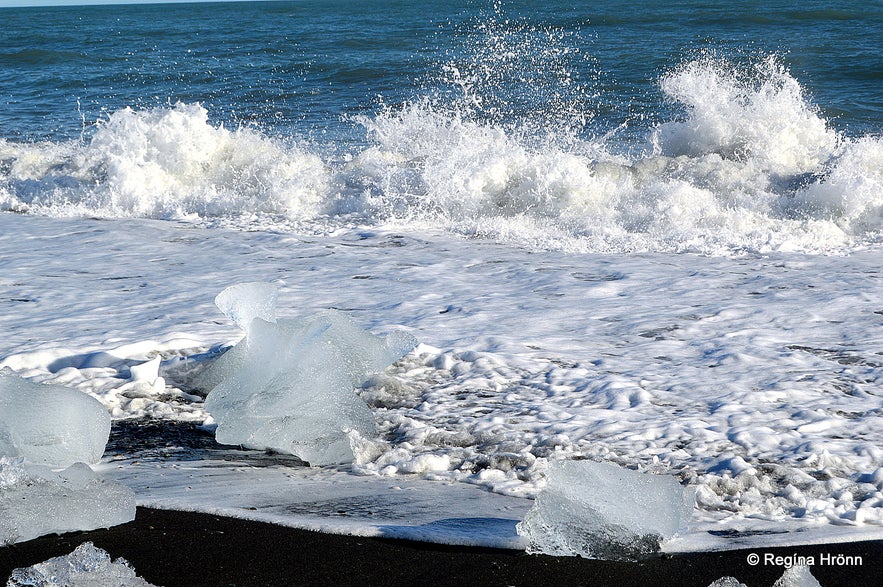 Jökulsárlón glacier lagoon in south Iceland