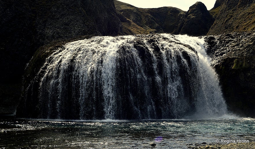 Stjórnarfoss waterfall by Kirkjubæjarklaustur