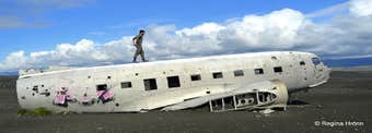 The Wreck of the Abandoned Plane on Sólheimasandur has become a Landmark in South Iceland