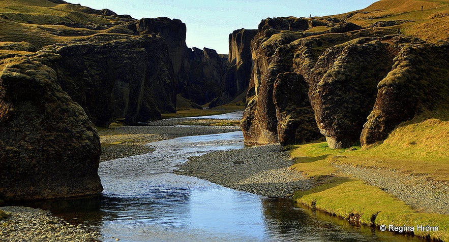  Fjaðrárgljúfur Canyon in South-Iceland