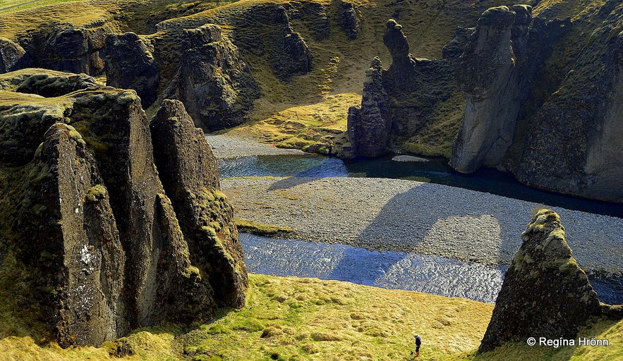  Fjaðrárgljúfur Canyon in South-Iceland